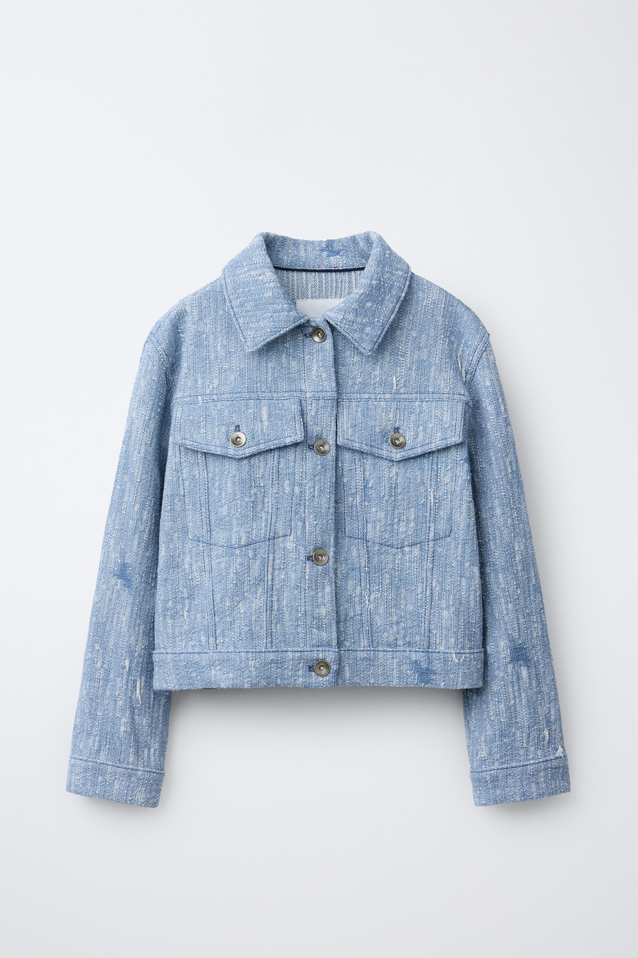 TEXTURED TRUCKER JACKET